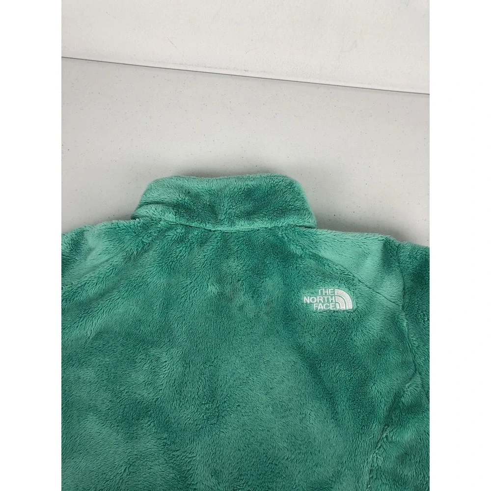 The North Face Girls XL Osalita Jacket Green Fleece Soft Cozy